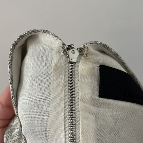 Line & Dot Cameron Crop Top Metallic Size Small - Picture 11 of 11